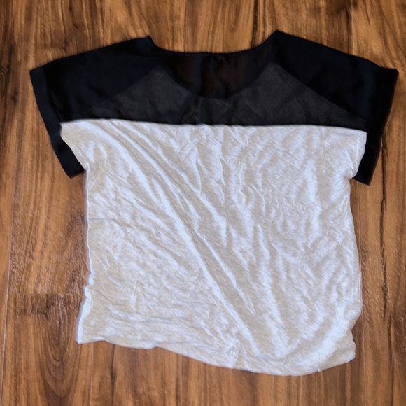 Black / grey professional top, fabric of a comfy t shirt - Picture 5 of 5